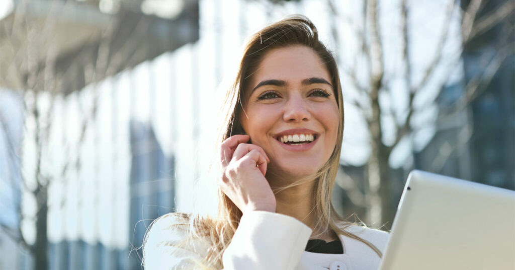 smiling girl