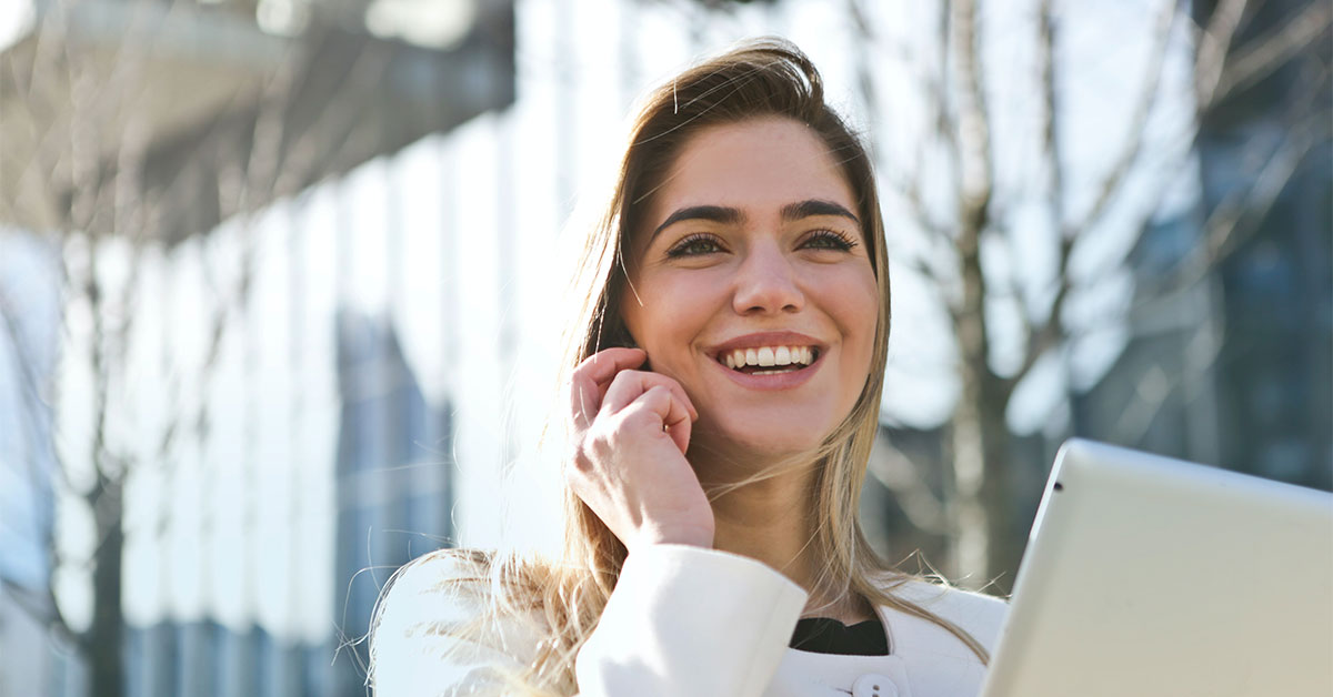 smiling girl